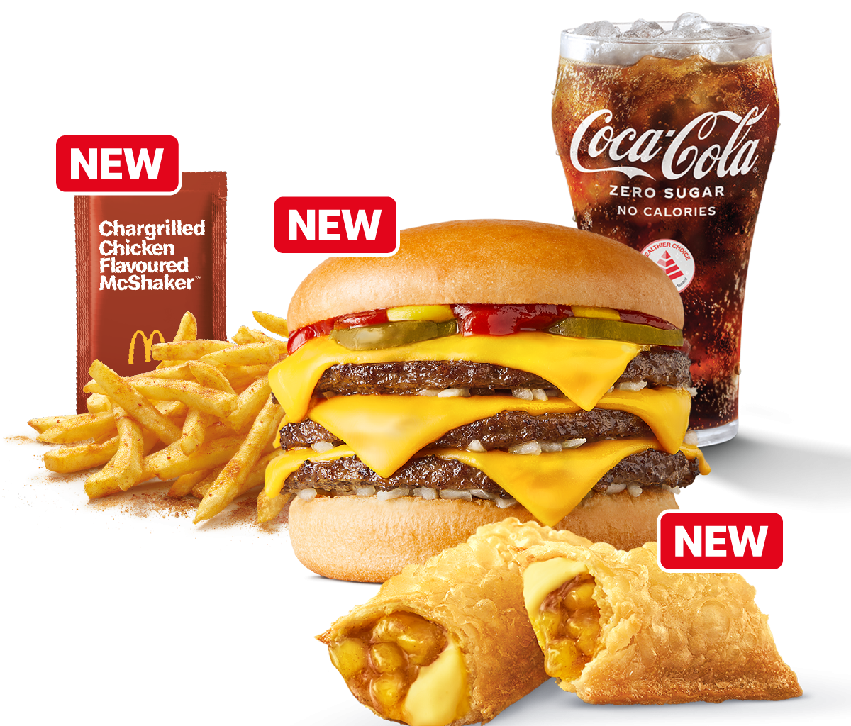 Treat your taste buds not just twice, but thrice as nice with McDonald’s new limited-time Triple Cheeseburger! - Alvinology