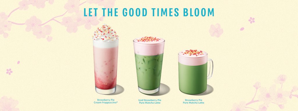 Let the good times bloom with the new Strawberry Pie Beverages and Spring merchandise collection at Starbucks! - Alvinology