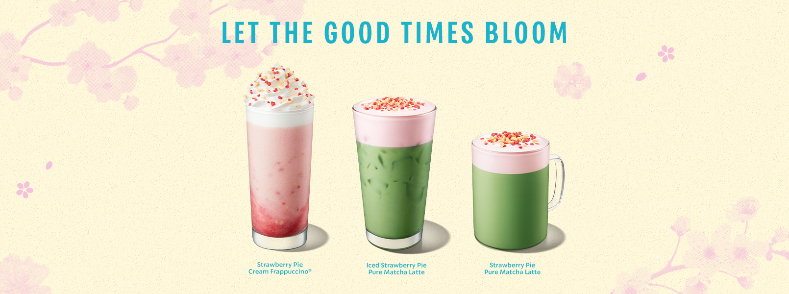 Let the good times bloom with the new Strawberry Pie Beverages and Spring merchandise collection at Starbucks! - Alvinology