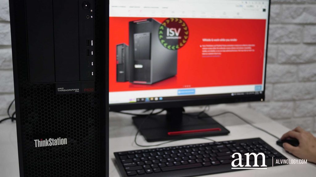 [Review] Lenovo ThinkStation P620 Workstation - powered by AMD Ryzen™ Threadripper™ PRO with NVIDIA RTX™ A6000, the most powerful workstation for professionals working from home - Alvinology