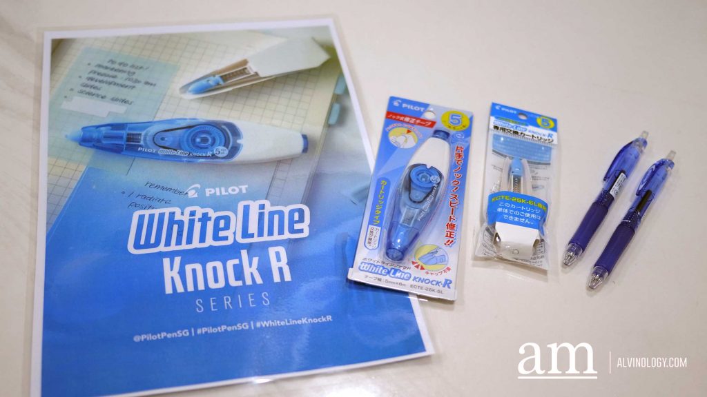 [PROMO ALERT] New from Pilot Pen - White Line Knock R Series Retractable and Refillable Correction Tape - Alvinology