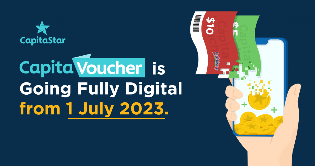CapitaVoucher to go fully digital from 1 July 2023; existing physical CapitaVoucher will be converted to STAR$ - Alvinology