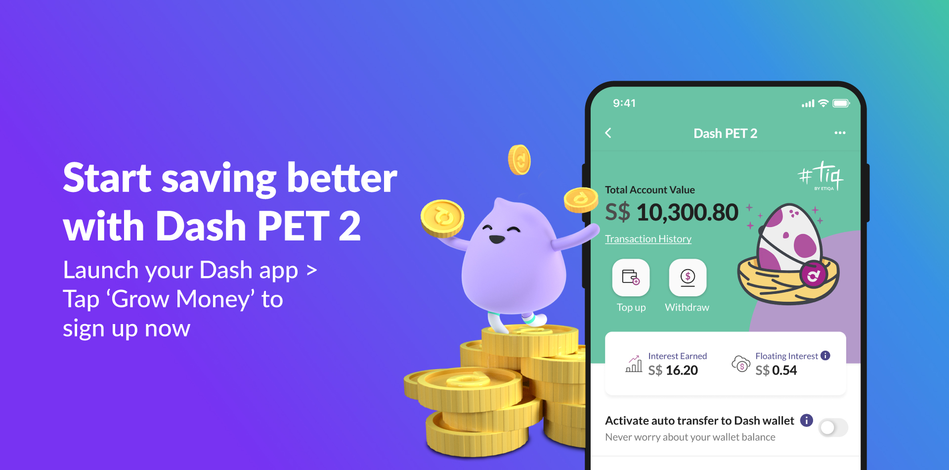 [Money Tips] Protect, Earn and Transact, all at the same time with the new Singtel Dash PET 2 insurance saving plan - start saving from just $50, with free insurance, 100% capital guaranteed and earn up to 17.06% returns upon maturity  - Alvinology