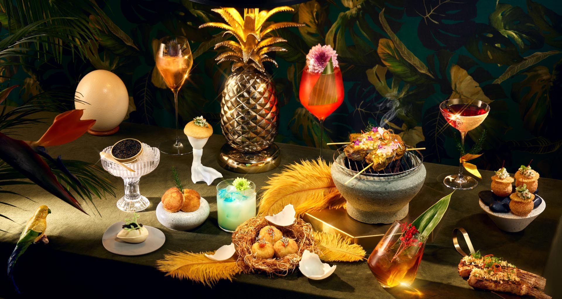 Pan Pacific’s new destination bar “PLUME” crafts its food and cocktails based on Singapore’s iconic native birds - Alvinology