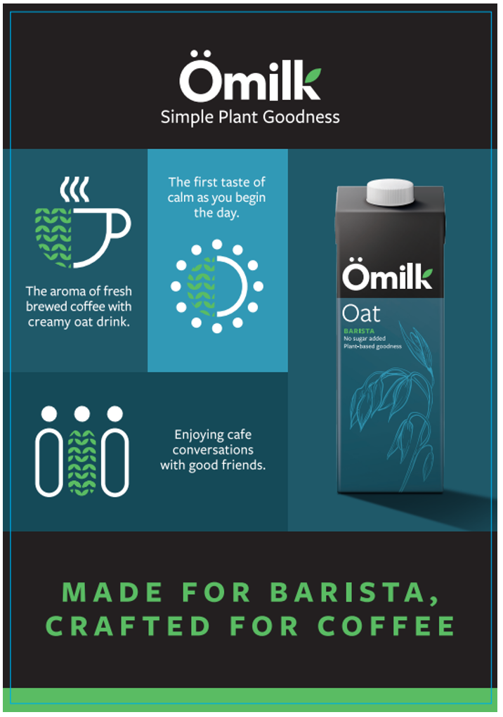 Made for Barista, Crafted for Coffee - Superior plant-based milk Omilk Oat Barista now available at FairPrice and RedMart Made for Barista, Crafted for Coffee - Superior plant-based milk Omilk Oat Barista now available at FairPrice and RedMart - Alvinology