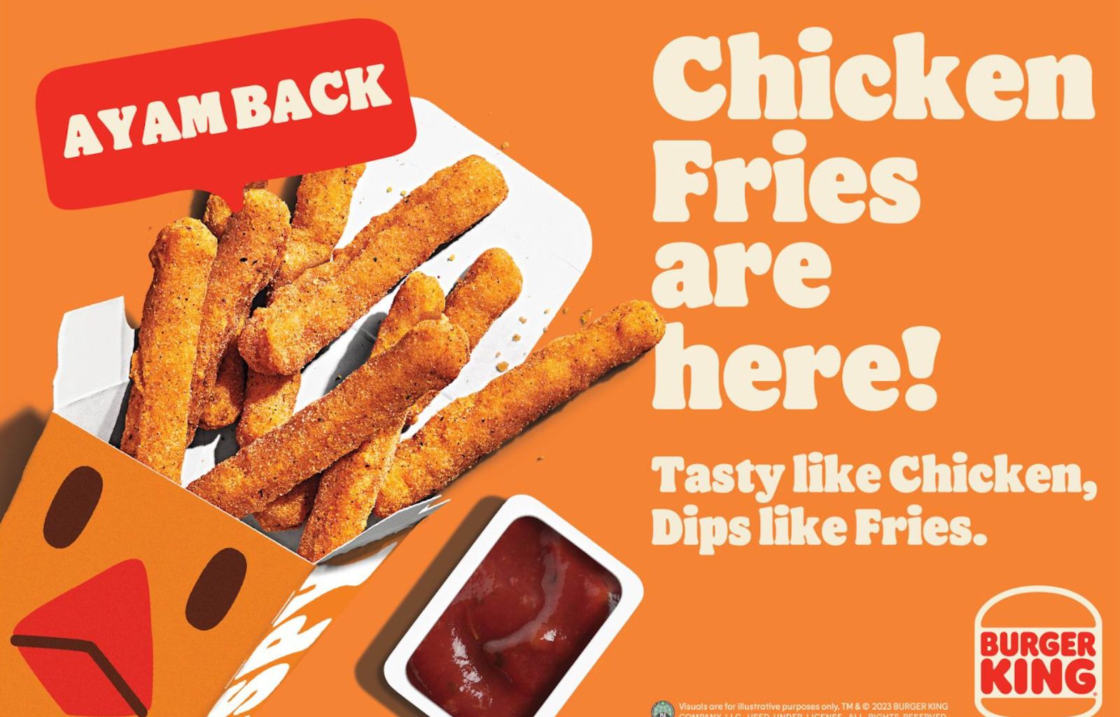 Burger King’s Chicken Fries is BACK! Savour the taste of chicken in a dippable shape of a french fry! - Alvinology