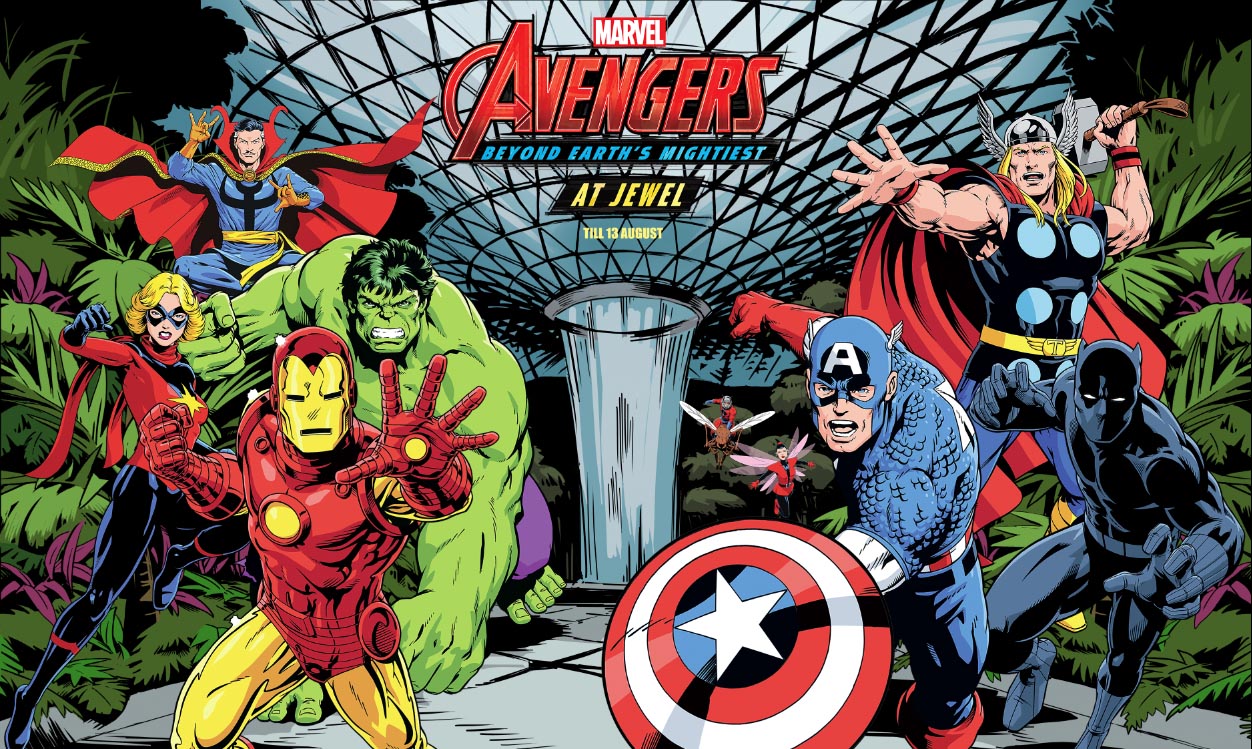 Find life-sized and Insta-worthy opportunities as the Avengers Assemble at Jewel Changi Airport starting today! - Alvinology