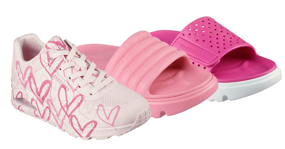 Complete your Barbie pink aesthetics with these Skechers foamies and shoes - Alvinology