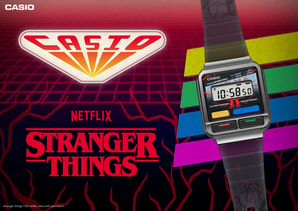 Casio’s new Stranger Things-inspired watch has Demogorgon appearing at the center - Alvinology