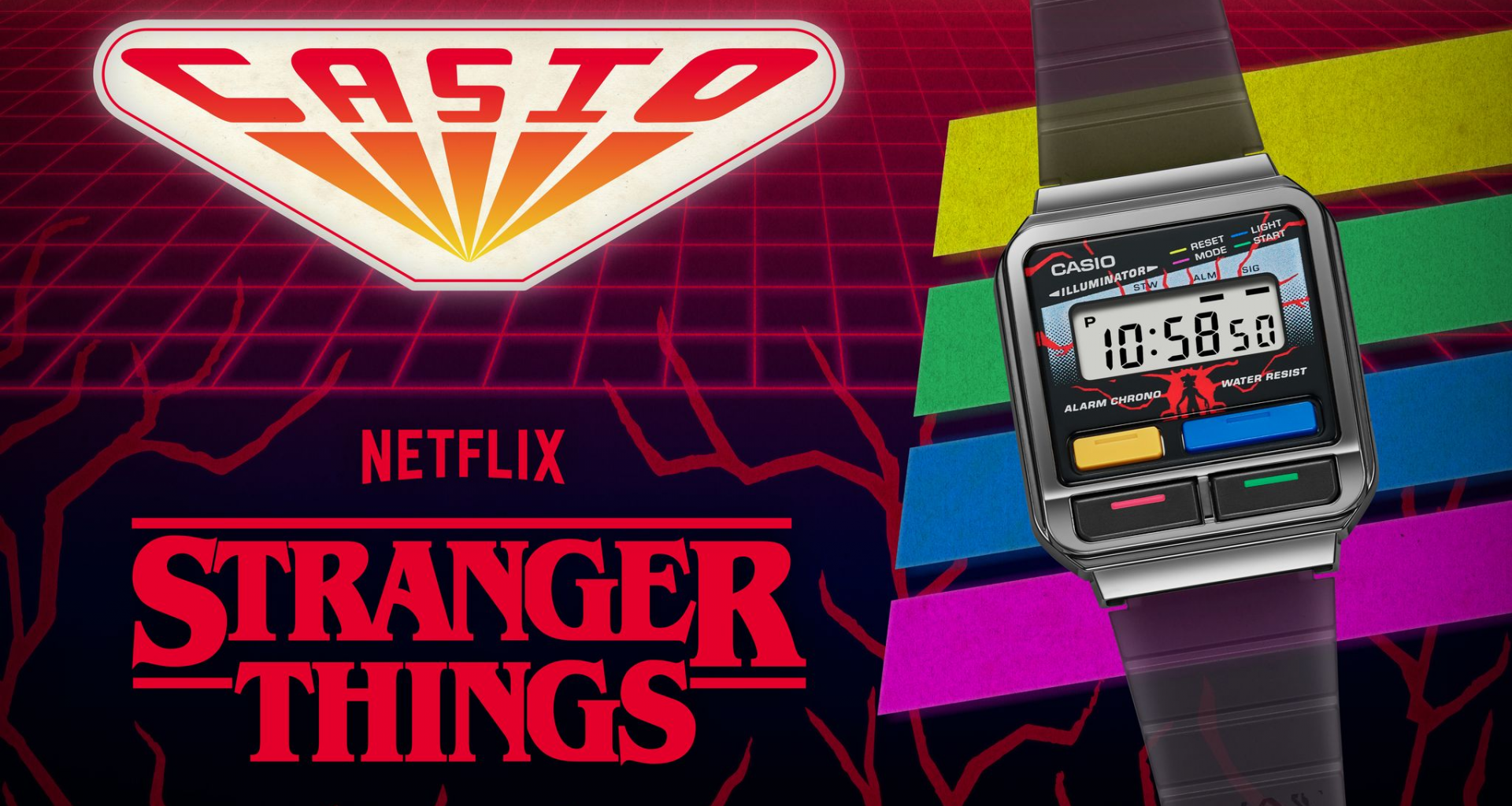 Casio’s new Stranger Things-inspired watch has Demogorgon appearing at the center - Alvinology