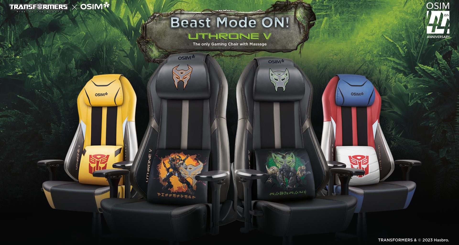 NEW OSIM uThrone V – Transformers Edition gaming chair will give you a relaxing massage while playing! - Alvinology