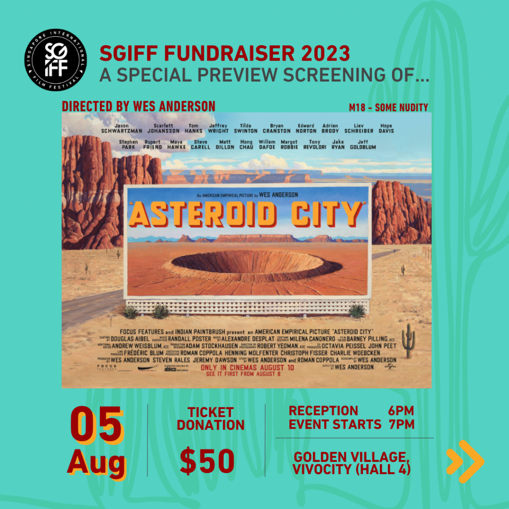 Secure your spot for the special screening of ASTEROID CITY for only $50! Secure your spot for the special screening of ASTEROID CITY for only $50! - Alvinology