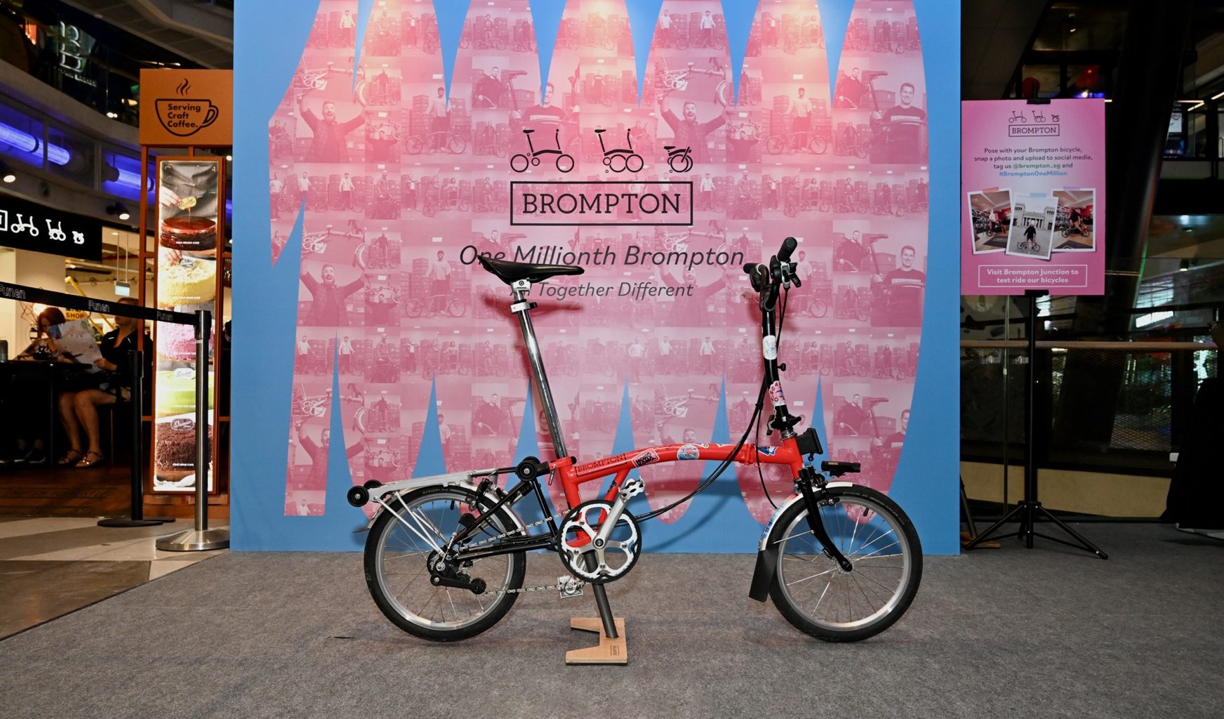 Brompton Unveils One Millionth Iconic Folding Bike During World Tour Stop in Singapore - Alvinology