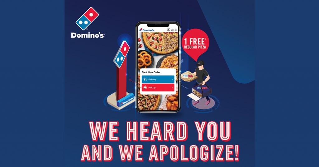 Ordering your favourite Domino’s Pizza just got easier with its new mobile app; FREE Regular Pizza for first-time app users! - Alvinology