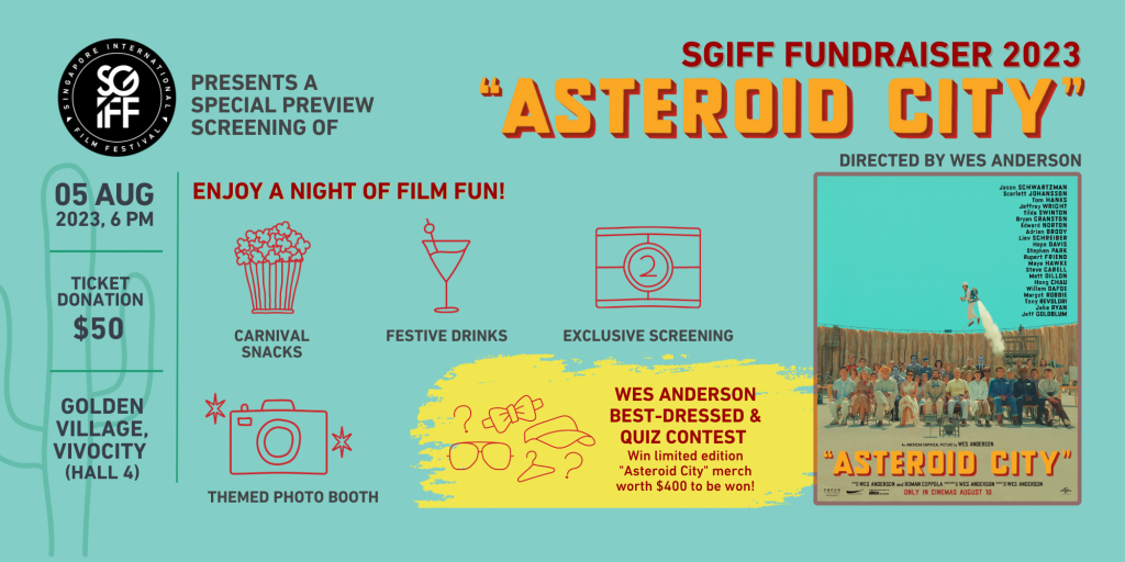 Secure your spot for the special screening of ASTEROID CITY for only $50! Secure your spot for the special screening of ASTEROID CITY for only $50! - Alvinology