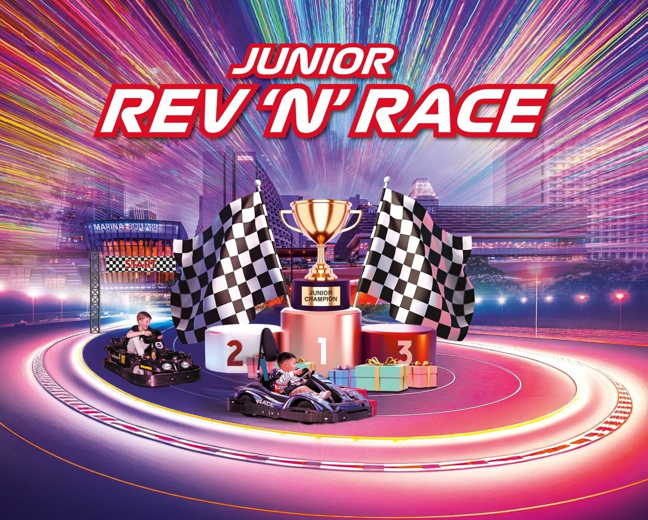 Rev Up Your Engines for an Exciting Racing Extravaganza at Marina Square! FREE Rides for Kids! - Alvinology