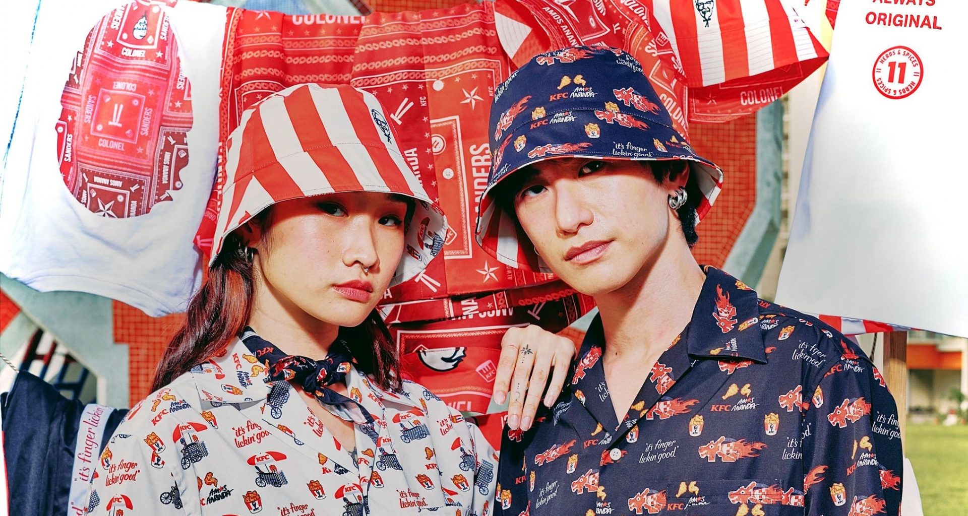 Make heads turn and spark conversations with the new KFC x AMOS ANANDA National Day collaboration! - Alvinology