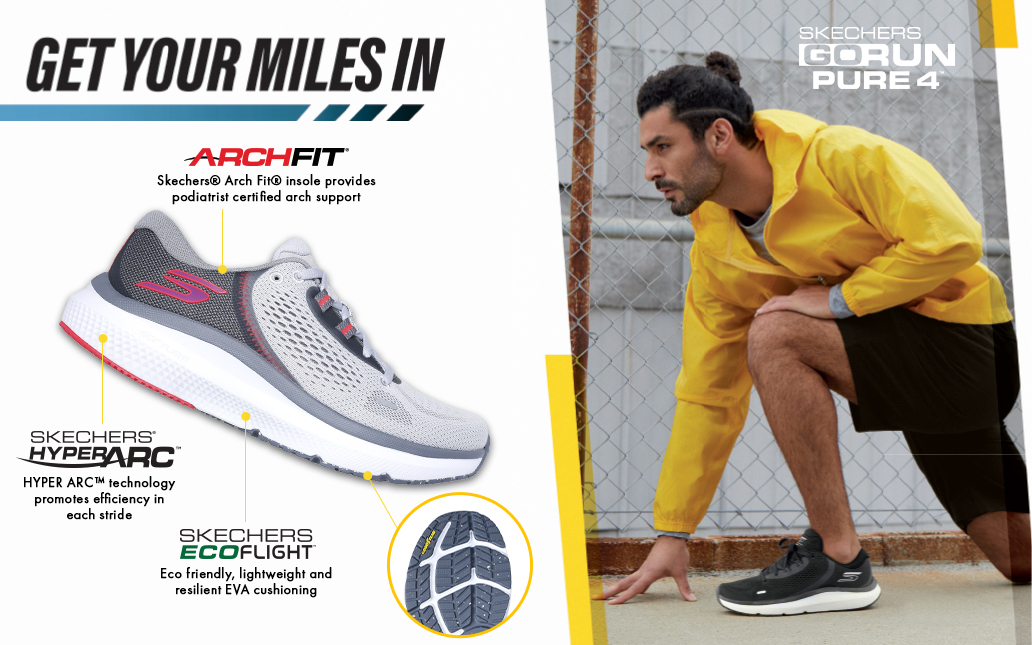 Elevate Your Running Game with the new Skechers GOrun Pure 4 Collection! - Alvinology