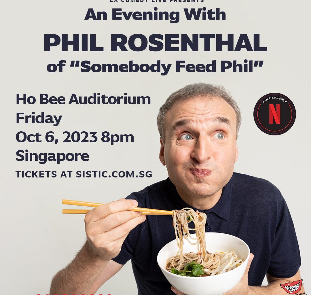 An Unmissable Culinary Journey: "An Evening with Phil Rosenthal" Comes to Singapore - Alvinology
