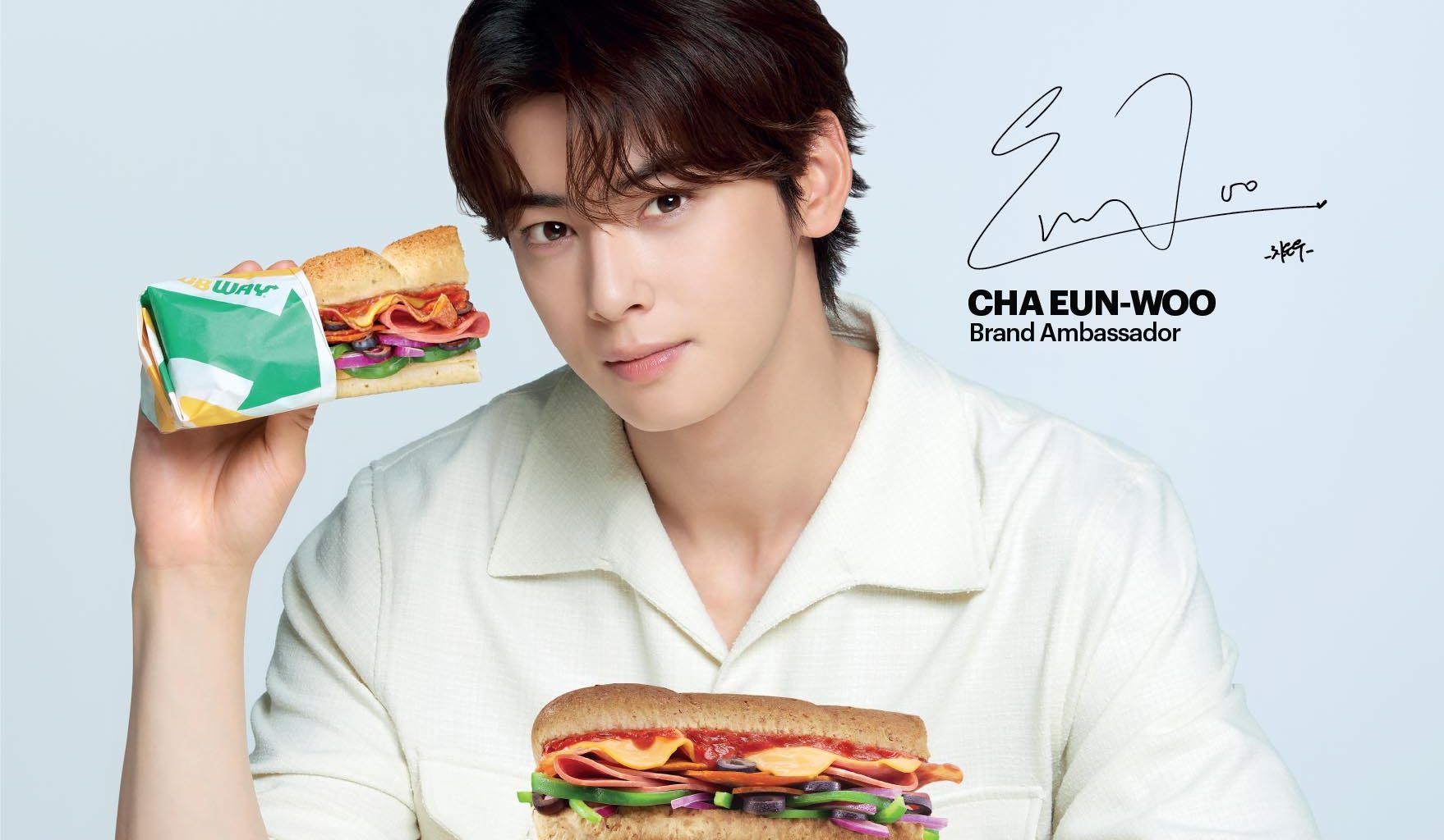 Indulge in Melt-Worthy Delights with CHA EUN-WOO and the new Subway Melt Series! - Alvinology