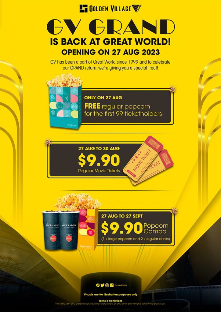 [PROMO INSIDE] Lights, Camera, Reopening! Unveiling the All-New GV Grand Cineplex at Great World City - Alvinology