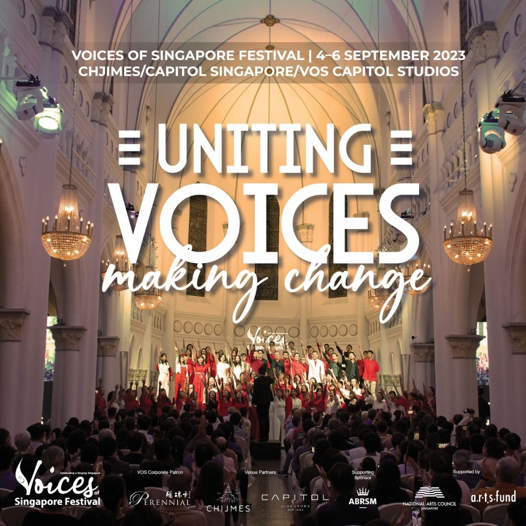 Join hands, hearts, and voices and celebrate unity through the power of song at the Voices of Singapore Festival 2023 - Alvinology