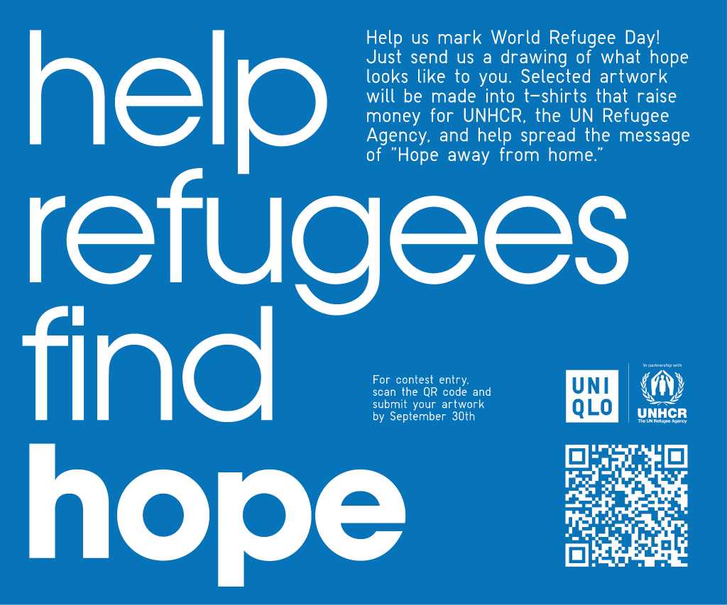 Join the 2023 Youth with Refugees Art Contest by UNIQLO x UNHCR and get your piece transformed into UNIQLO shirt! - Alvinology