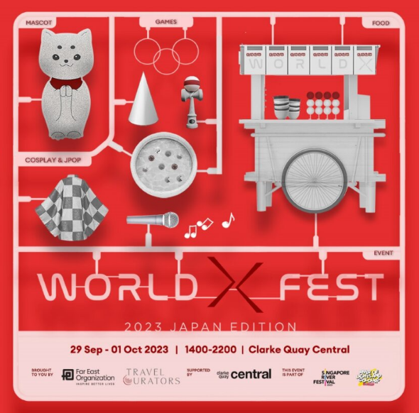 Experience the Inaugural World X Fest 2023 Japan Edition in Singapore! A Unique Fusion of Tradition and Pop Culture - Alvinology