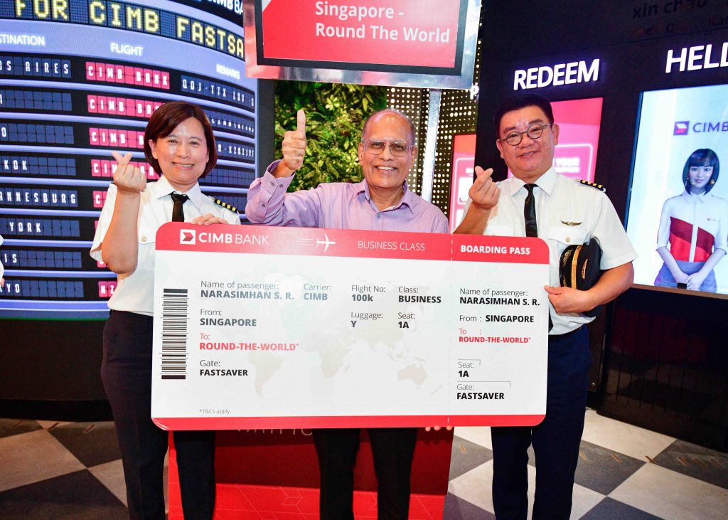 CIMB Singapore Announces Grand Prize Winner of FastSaver Travel Draw - Alvinology