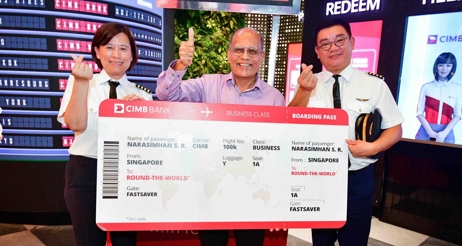 CIMB Singapore Announces Grand Prize Winner of FastSaver Travel Draw - Alvinology