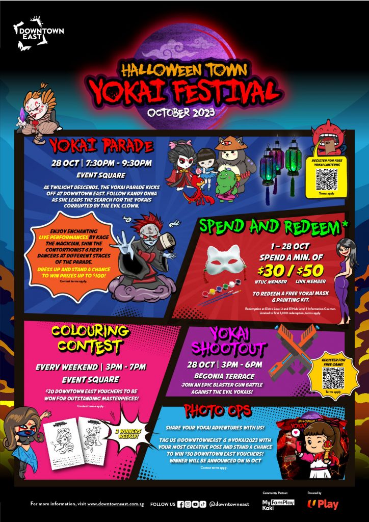 [PROMO CODE INSIDE] Meet the Yokais and Experience the Mystical Magic of Halloween Town at Downtown East! - Alvinology