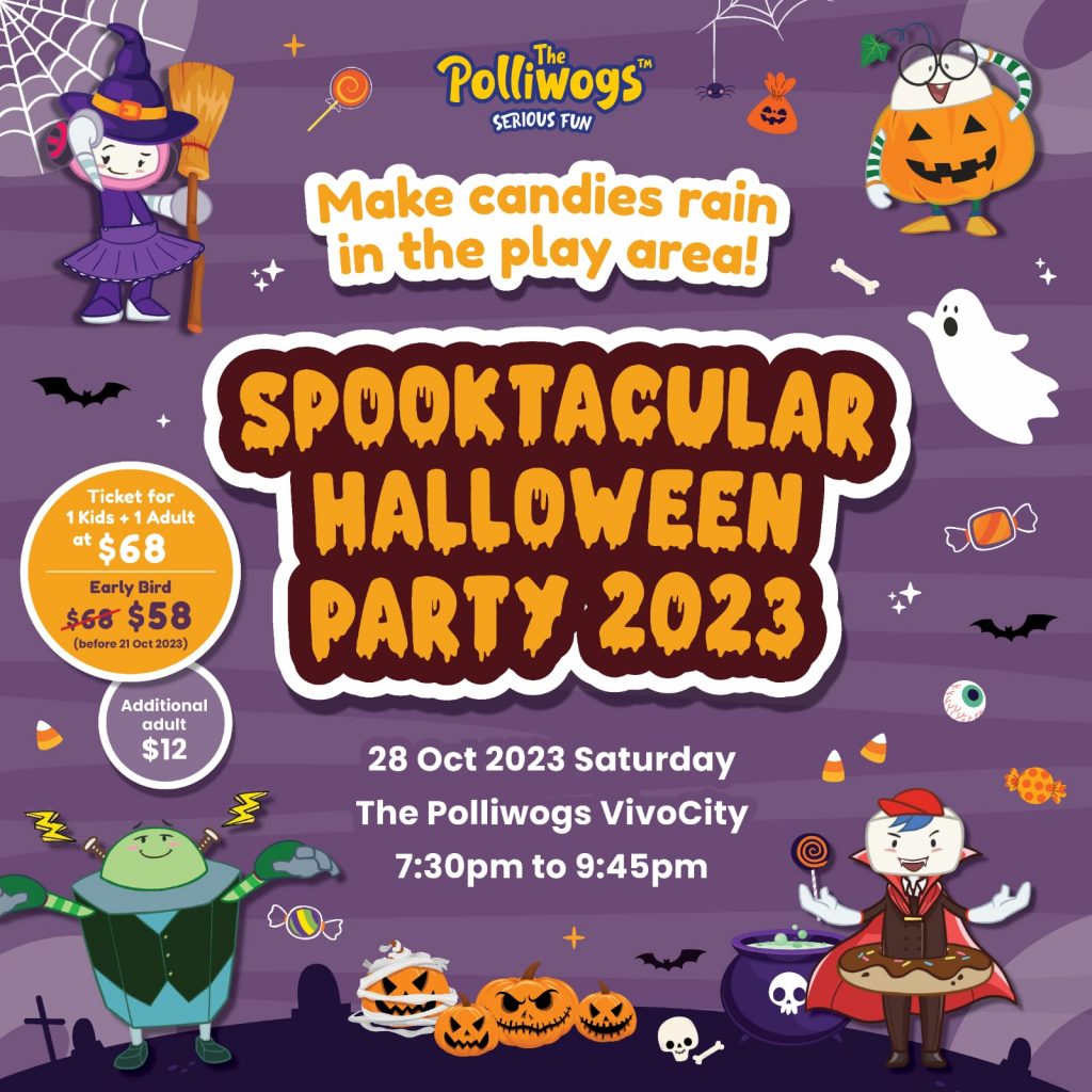 Experience a Night of Magic and Mischief at The Polliwogs @ VivoCity Halloween LIVE Adventure! - Alvinology