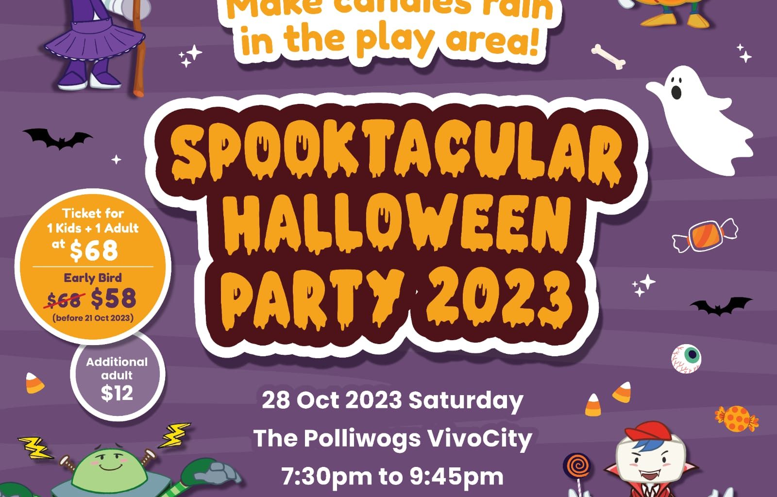 Experience a Night of Magic and Mischief at The Polliwogs @ VivoCity Halloween LIVE Adventure! - Alvinology