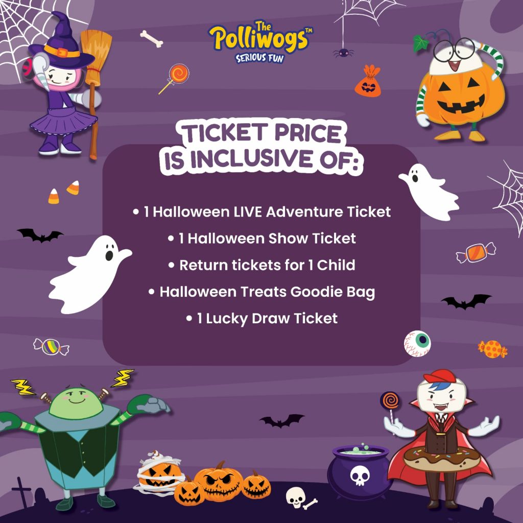 Experience a Night of Magic and Mischief at The Polliwogs @ VivoCity Halloween LIVE Adventure! - Alvinology