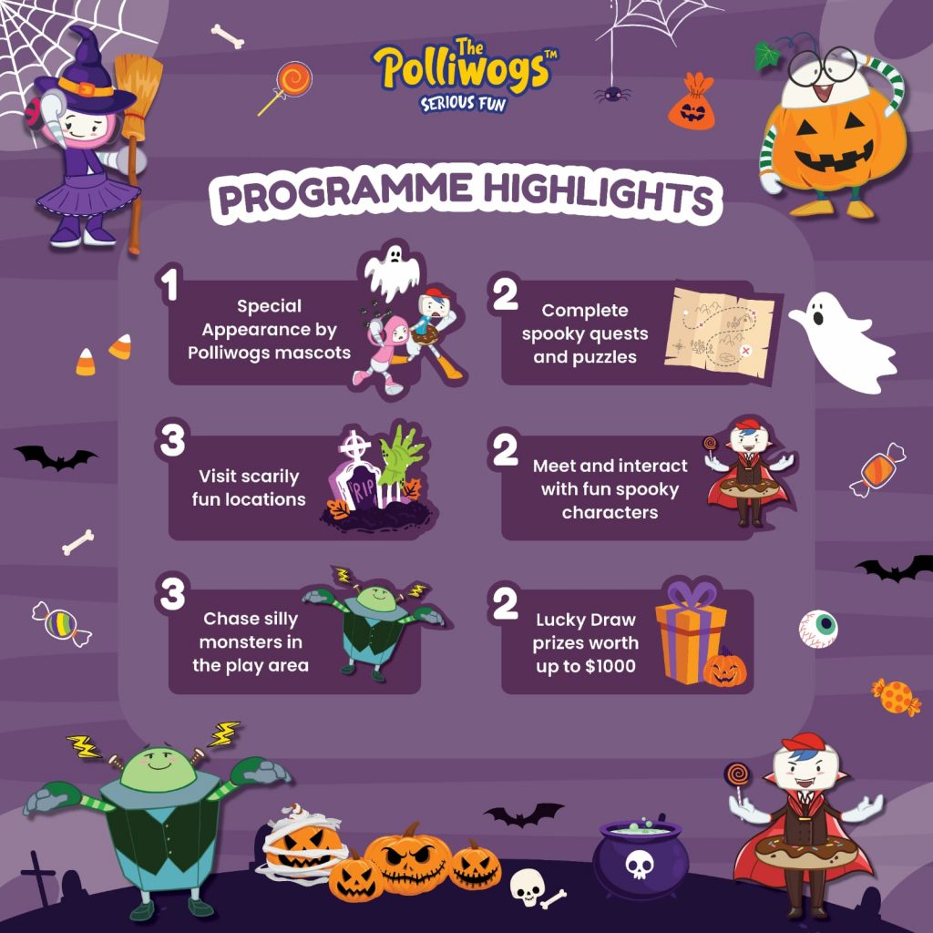 Experience a Night of Magic and Mischief at The Polliwogs @ VivoCity Halloween LIVE Adventure! - Alvinology