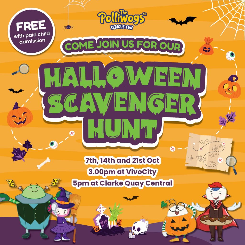 Experience a Night of Magic and Mischief at The Polliwogs @ VivoCity Halloween LIVE Adventure! - Alvinology