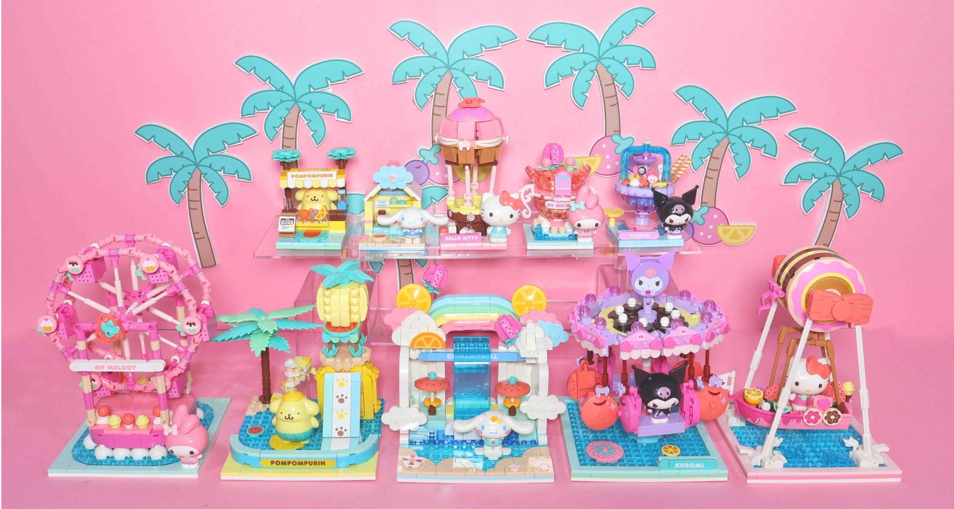 Collect and Build Your own Miniature Theme Park with Summer Wunderland: Your Sanrio-Themed Building Block Adventure - Alvinology