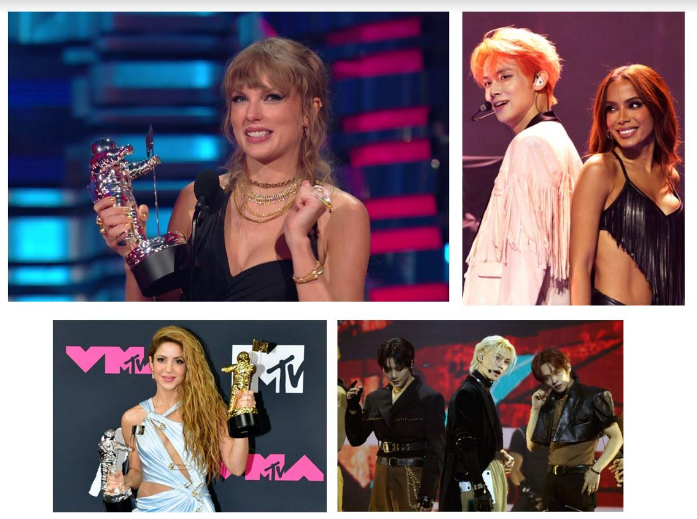 Taylor Swift Dominates the 2023 MTV "VMAs" with 9 Wins and K-Pop Stars Shine Bright - Alvinology