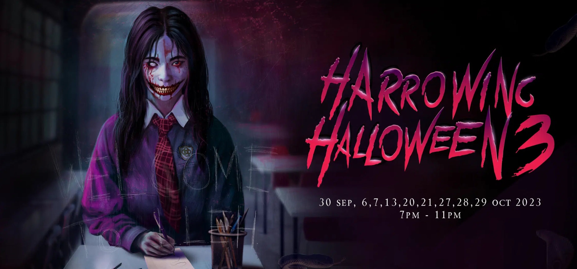Prepare for a Night of Spine-Chilling Thrills at Harrowing Halloween 3! Can you survive the terror? - Alvinology