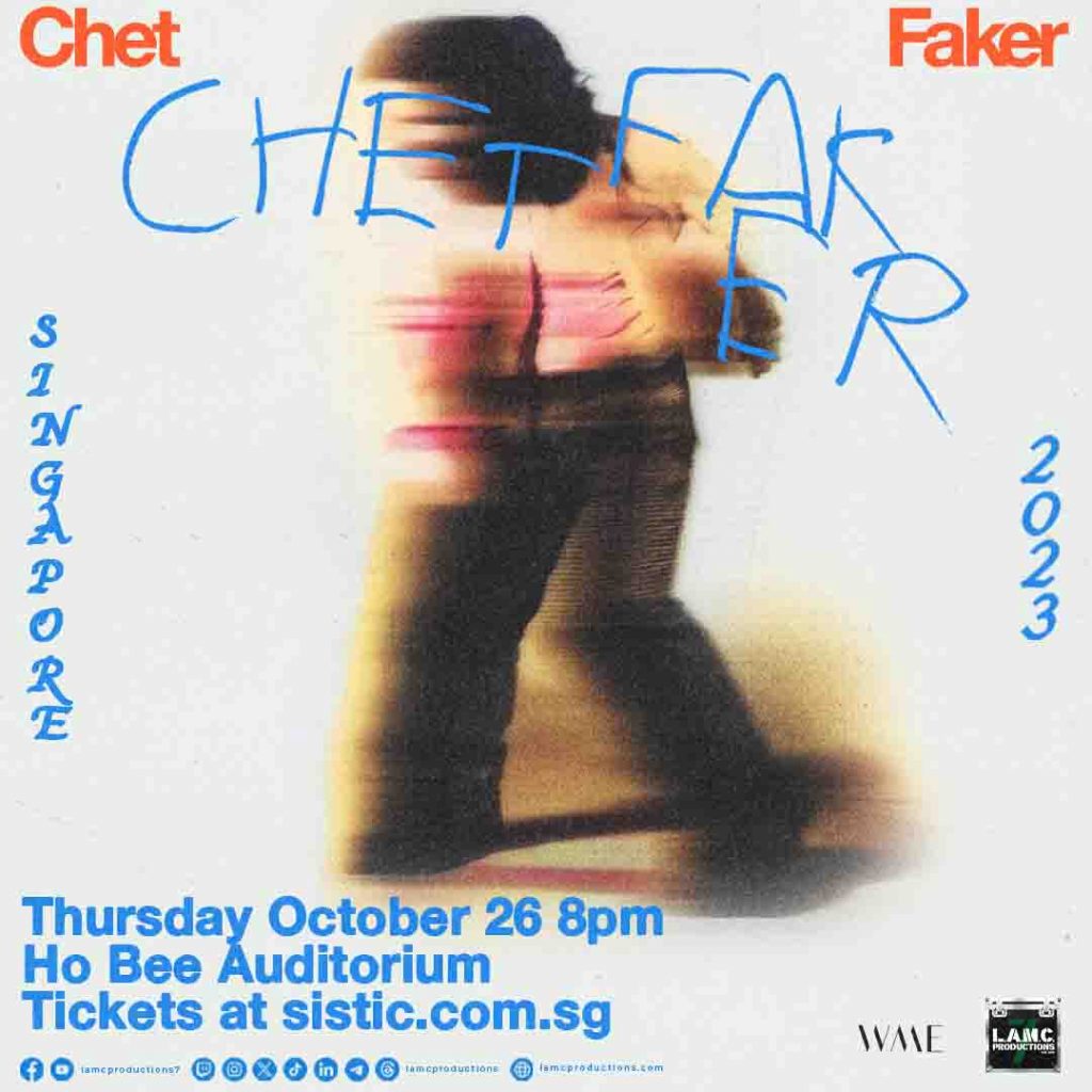 Chet Faker Returns to Singapore this October: Tickets now on Sale - Alvinology