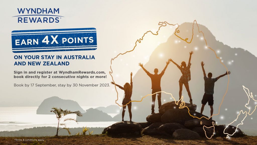 Earn 4X Points with Wyndham Rewards in Australia and New Zealand! - Alvinology