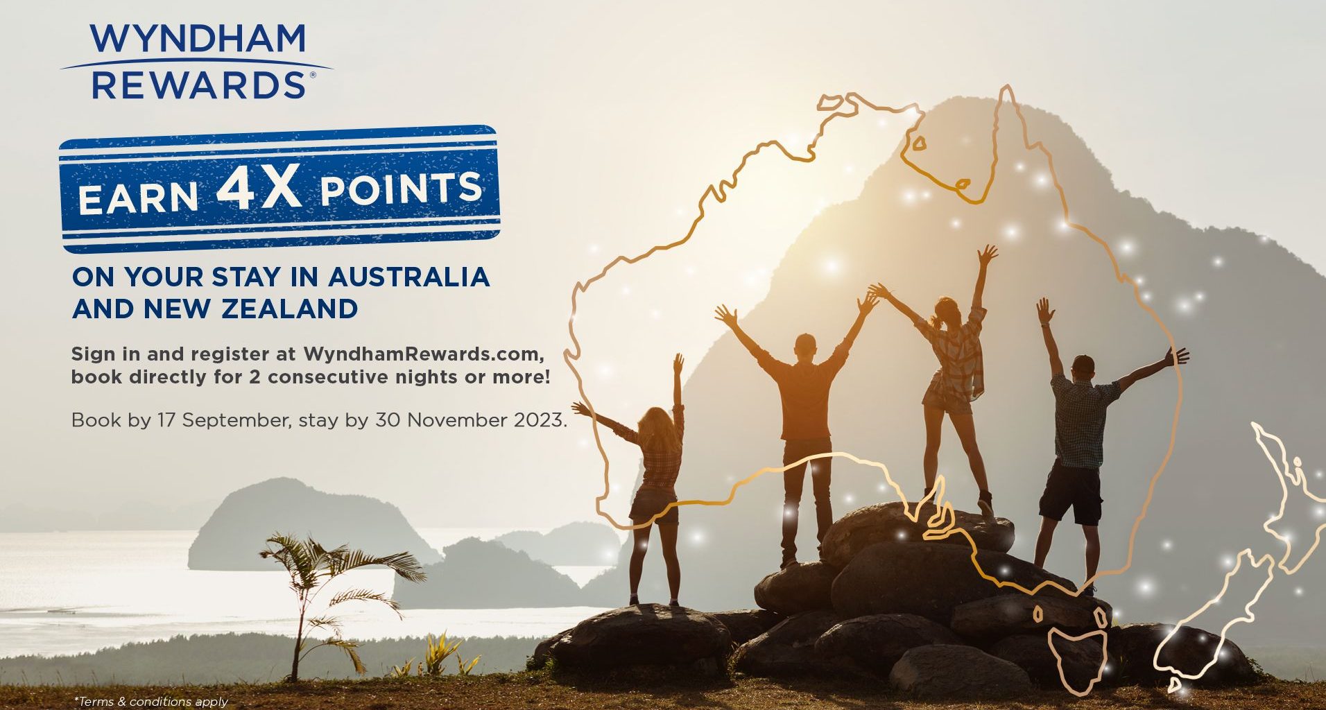 Earn 4X Points with Wyndham Rewards in Australia and New Zealand! - Alvinology