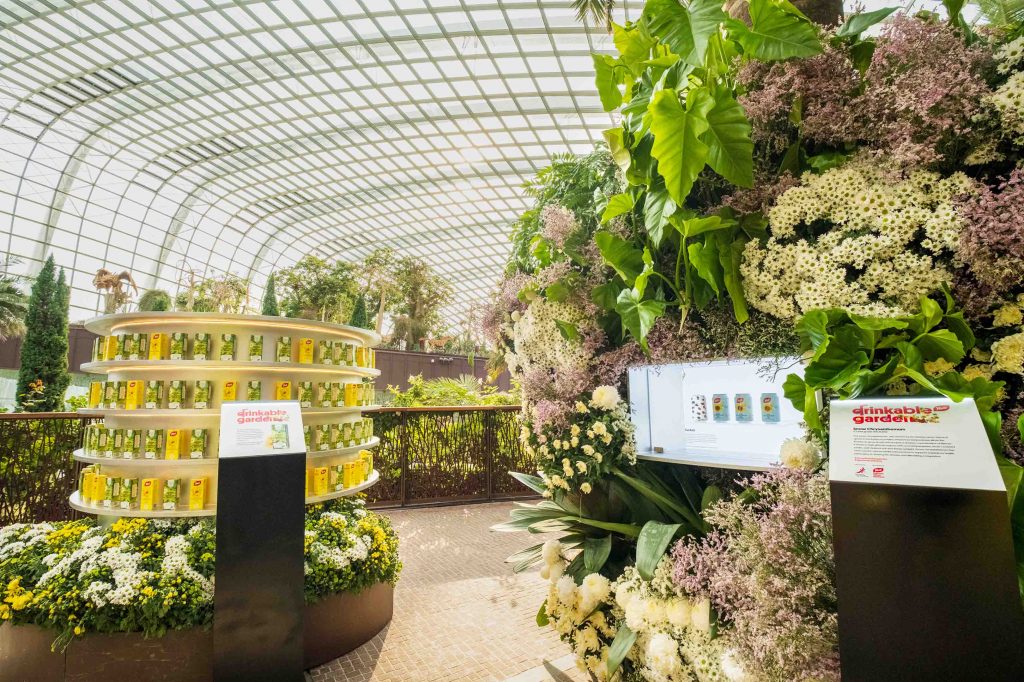 Explore the Chrysanthemum Charm and Flower Carpet displays at Yeo's Drinkable Garden at Gardens by the Bay - Alvinology