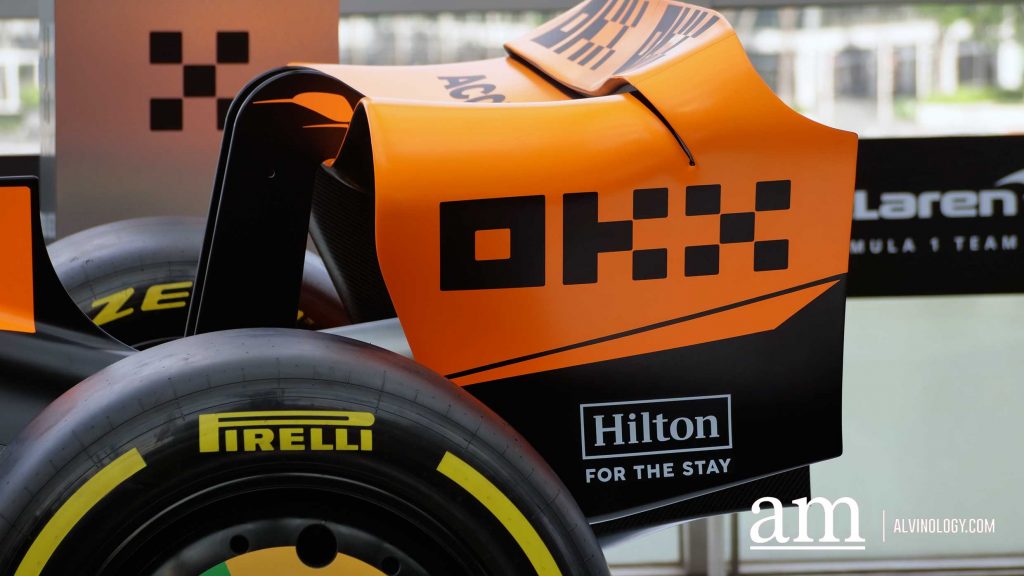 OKX Unveils McLaren MCL60 Race Car "Stealth Mode" for Singapore Grand Prix - Alvinology