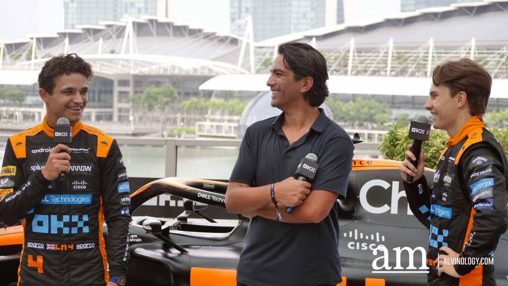 OKX Unveils McLaren MCL60 Race Car "Stealth Mode" for Singapore Grand Prix - Alvinology