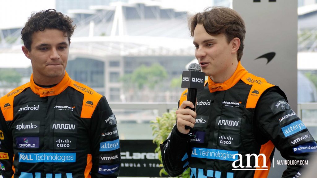 OKX Unveils McLaren MCL60 Race Car "Stealth Mode" for Singapore Grand Prix - Alvinology