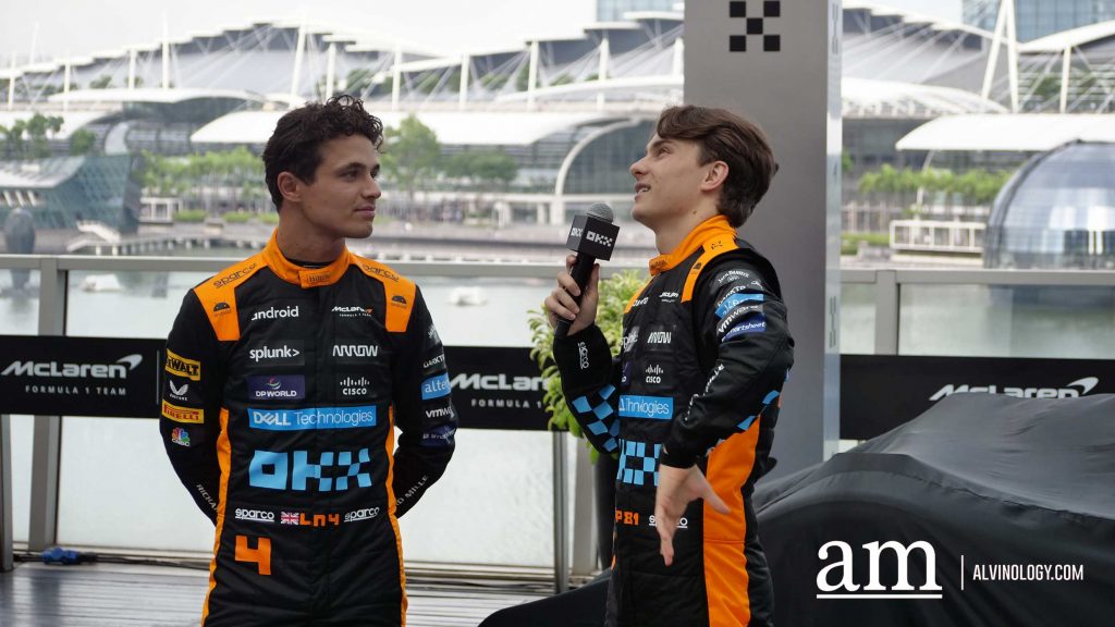 OKX Unveils McLaren MCL60 Race Car "Stealth Mode" for Singapore Grand Prix - Alvinology