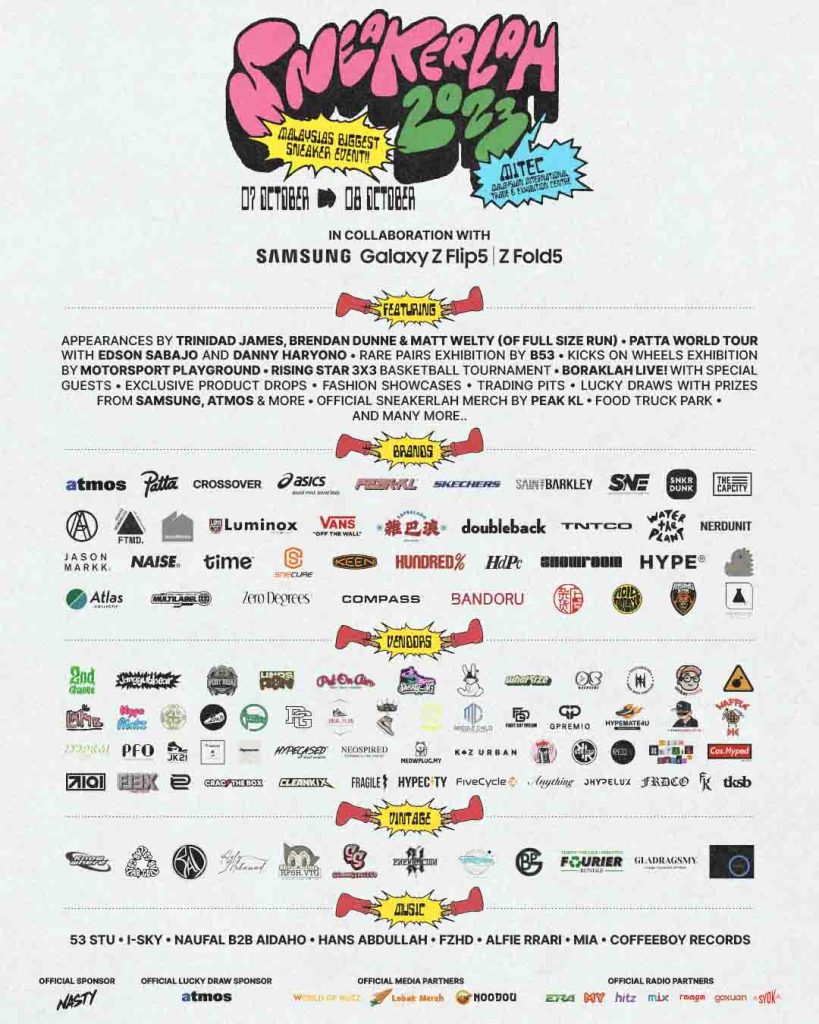 Tickets for Malaysia’s Biggest Sneaker Lifestyle Convention “SneakerLAH” is now on sale! - Alvinology