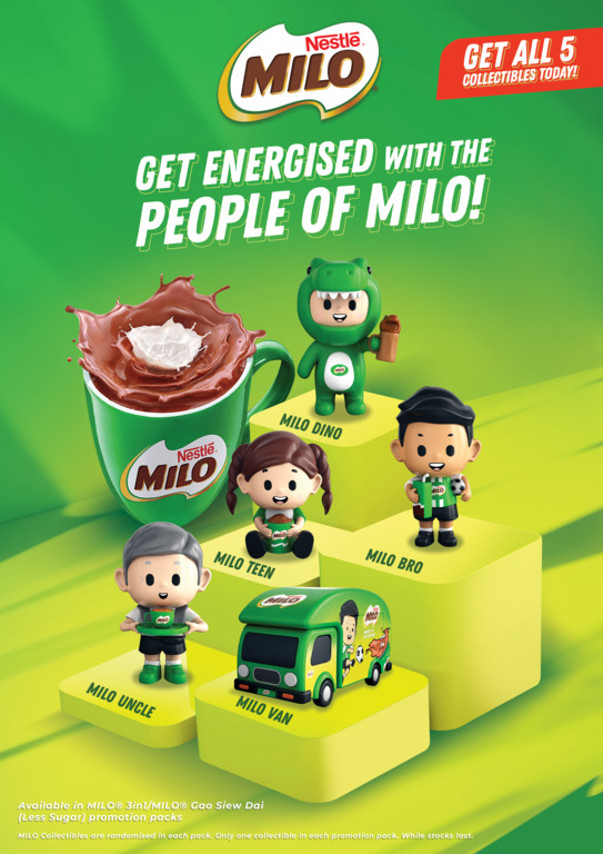 MILO Singapore Launches Limited-Edition People of MILO Collectibles Series to Celebrate 73th Anniversary MILO Singapore Launches Limited-Edition People of MILO Collectibles Series to Celebrate 73th Anniversary - Alvinology