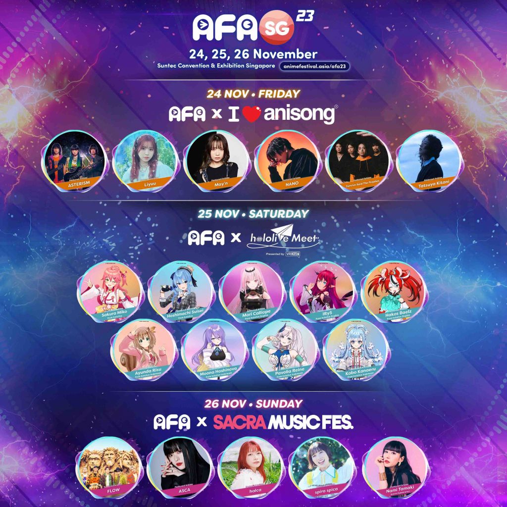 Celebrate all things Anime  at the Anime Festival Asia Singapore 2023! Secure your tickets today! - Alvinology